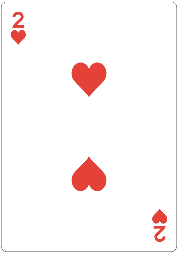 ２のハート