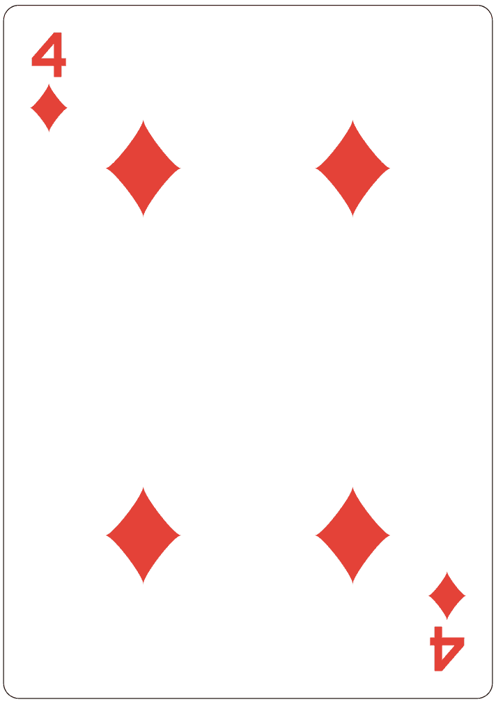 ４のダイヤ
