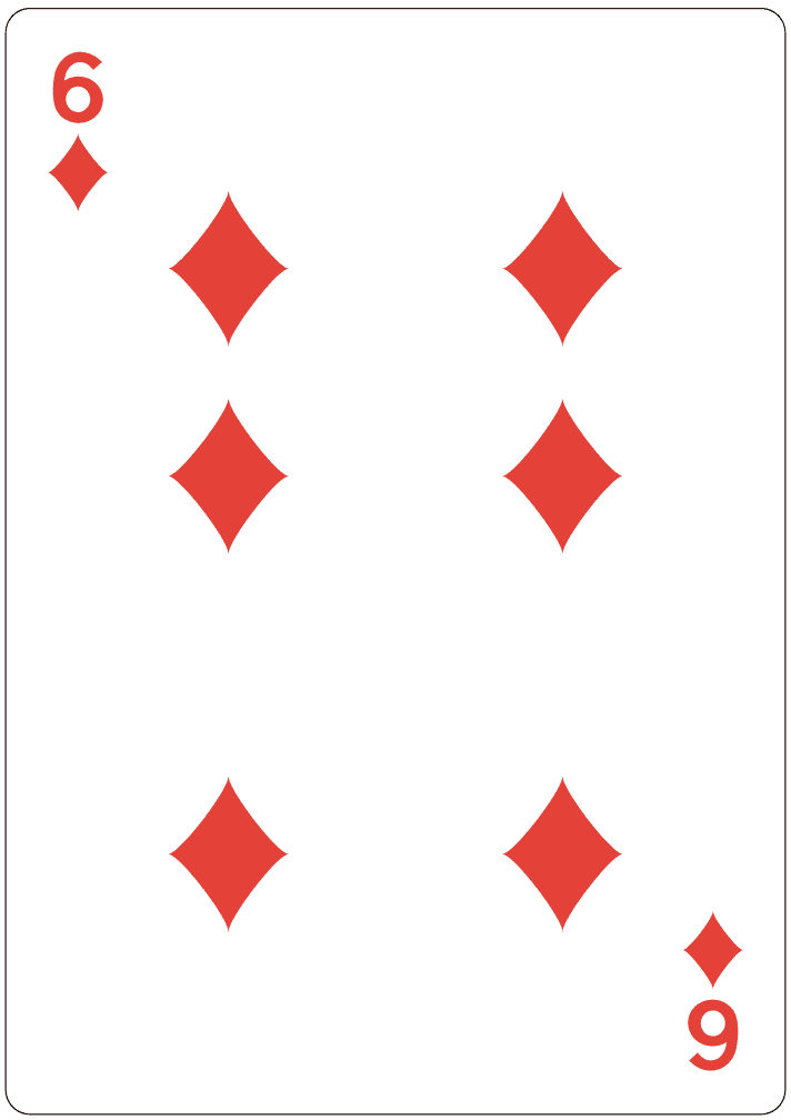 ６のダイヤ