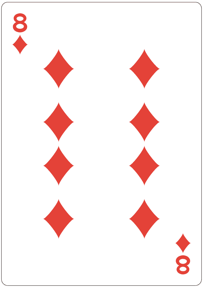 ８のダイヤ