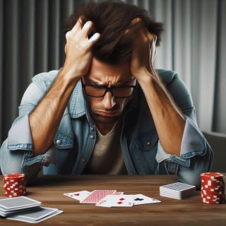ポーカーで負けている人